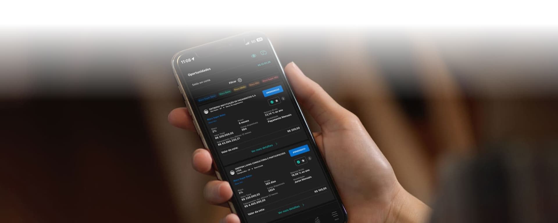 Invest Features Background